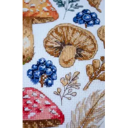 Kreuzstich-Set "Waldsammlung" 19 x 29 cm AAH-290