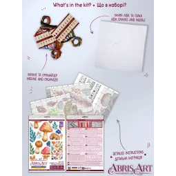 Kreuzstich-Set "Waldsammlung" 19 x 29 cm AAH-290