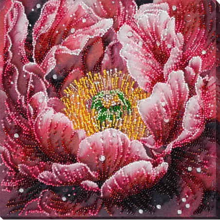Main Bead Embroidery Kit "Dew's Kiss" 23x23 cm AAB-951