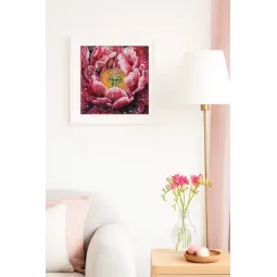 Haupt Stickpackung mit Perlen "Taus Kuss" 23x23 cm AAB-951