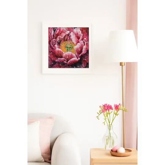 Kit de broderie de perles principales "Le baiser de Dew" 23x23 cm AAB-951