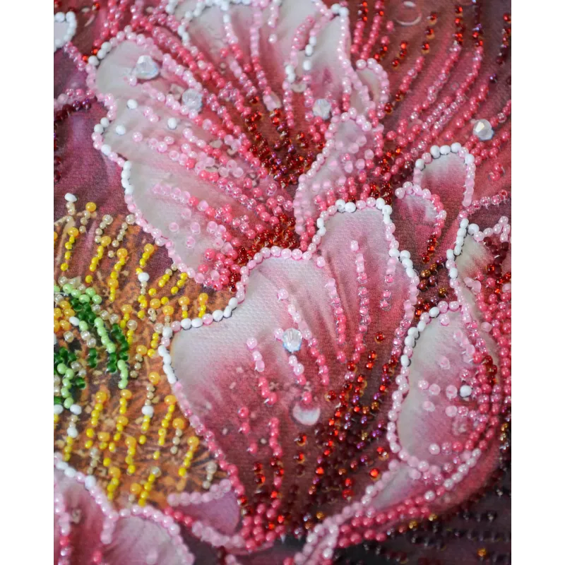 Kit de broderie de perles principales "Le baiser de Dew" 23x23 cm AAB-951