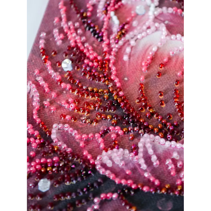 Kit de broderie de perles principales "Le baiser de Dew" 23x23 cm AAB-951