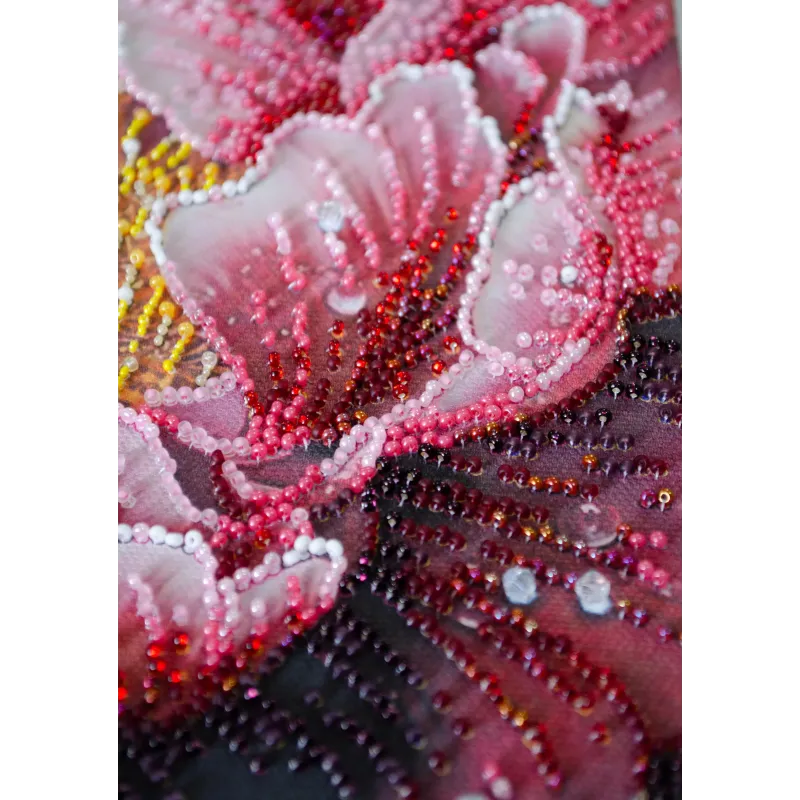 Kit de broderie de perles principales "Le baiser de Dew" 23x23 cm AAB-951