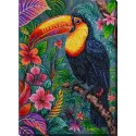 Набор для вышивания бисером "The Exotic Beau" 27x39 см AAB-949