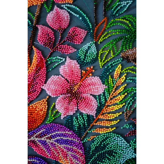 Kit de broderie de perles principal "The Exotic Beau" 27x39 cm AAB-949