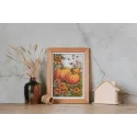 Kit de point de croix "Palette de jardin d'automne" 16x24 cm AAH-289