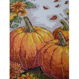 Kreuzstich-Set "Herbstgarten-Palette" 16x24 cm AAH-289