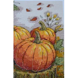 Kit de point de croix "Palette de jardin d'automne" 16x24 cm AAH-289