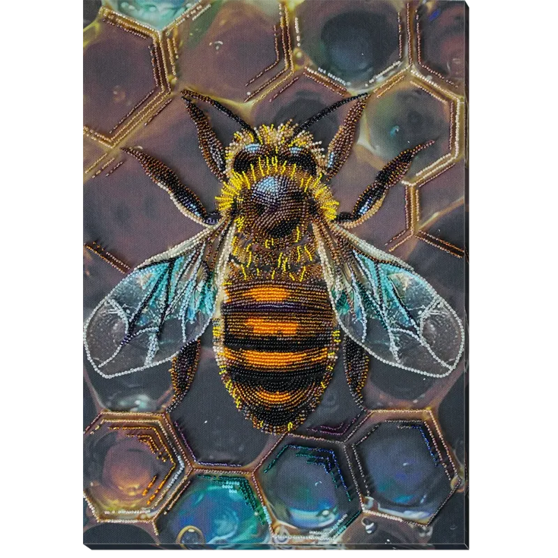 Набор для вышивки бисером «Медовый мотив» 27x38 см AAB-950