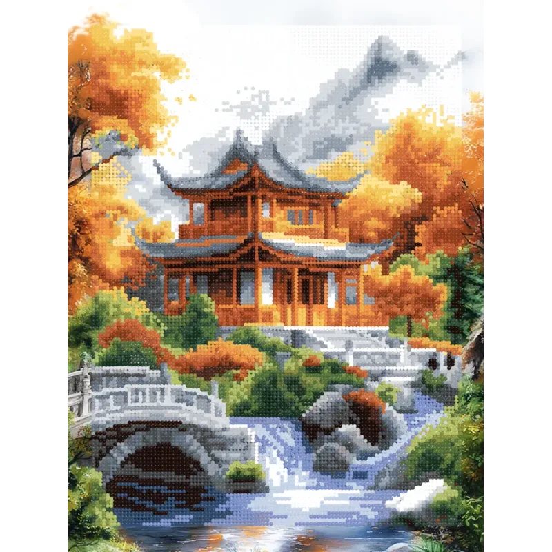 Kit de peinture au diamant avec châssis "Serenity" 30x40 cm VA870