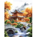 Diamond Painting kit with subframe "Serenity" 30x40 cm VA870