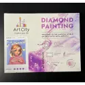 Kit de peinture diamant avec sous-cadre "Ami duveteux" 30x40 cm VA858