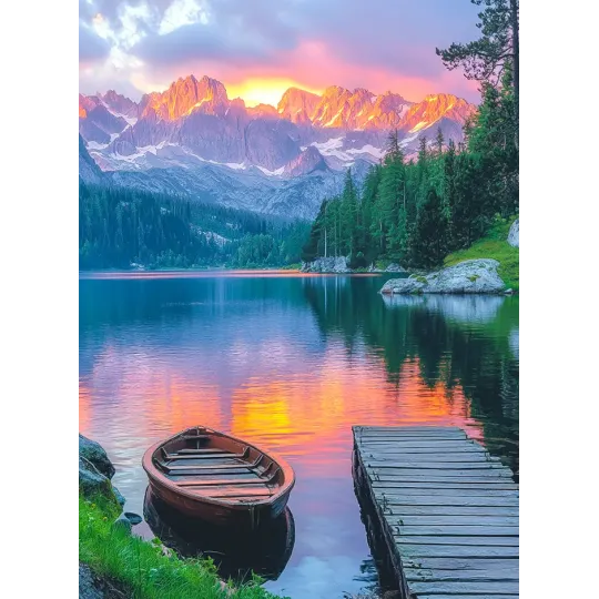 Diamantmalerei-Set mit Keilrahmen "Am Pier" 30x40 cm VA869