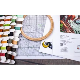 Cross stitch kit "Soulbond" 29x29 cm SLETIL9948