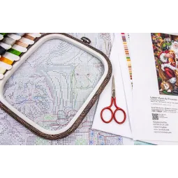 Набор для вышивания крестиком "Paws & Presents" 32x46 см SLETIL9947