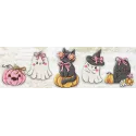 Cross stitch kit "Boo Crew Ornaments" 5 pcs SLETIL9944