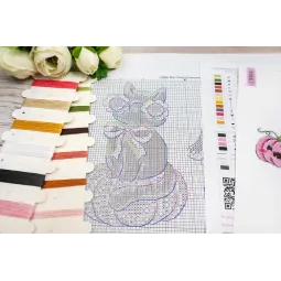 Cross stitch kit "Boo Crew Ornaments" 5 pcs SLETIL9944