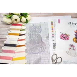 Набор для вышивания крестиком «Boo Crew Ornaments» 5 шт. SLETIL9944