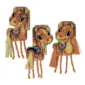 Kreuzstich-Set "Magnete Pferde" 5x10 cm SR2294AC