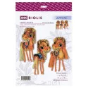 Cross stitch kit "Magnets Horses" 5x10 cm SR2294AC