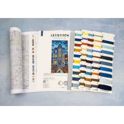 Cross stitch kit "Haunt Manor" 19x39 cm SLETIL9945