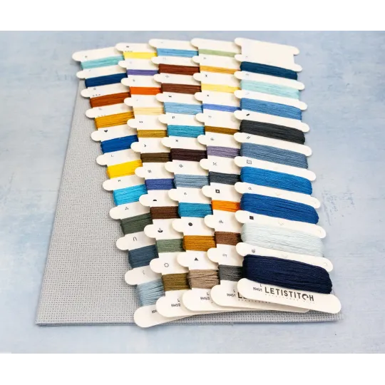 Kryželiu siuvinėjimo rinkinys "Haunt Manor" 19x39 cm SLETIL9945