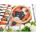 Cross stitch kit "Poppy Eyes" 24x24 cm SLETIL9949
