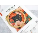 Cross stitch kit "Poppy Eyes" 24x24 cm SLETIL9949