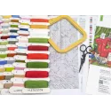Kit de point de croix "Meow Manor" 44x32cm SLETIL9946