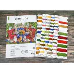 Kreuzstich-Set „Meow Manor“ 44x32cm SLETIL9946