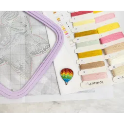 Cross stitch kit "Baby Girl record" 41x33cm SLETIL9943