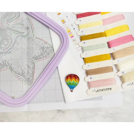 Набор для вышивания крестиком «Baby Girl record» 41x33cm SLETIL9943