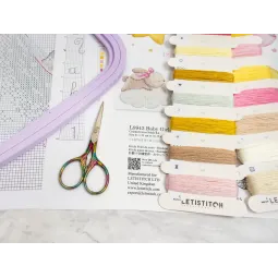 Набор для вышивания крестиком «Baby Girl record» 41x33cm SLETIL9943