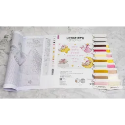 Набор для вышивания крестиком «Baby Girl record» 41x33cm SLETIL9943