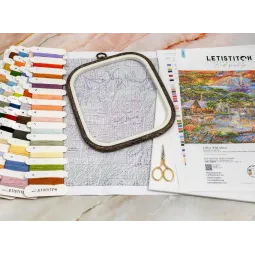 Набор для вышивания крестиком "Дикая Африка" 45x34 см SLETIL9941