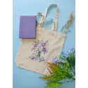 Kreuzstich-Set. Einkaufstasche "Frühlingszärtlichkeit" 38 x 42 cm AAHB-003