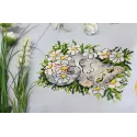Kit de point de croix sur toile hydrosoluble "Chaton dans les marguerites" SV-682