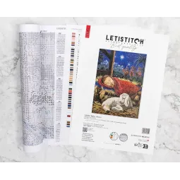 Cross stitch kit "Baby Jesus" 23x32 cm SLETIL9952