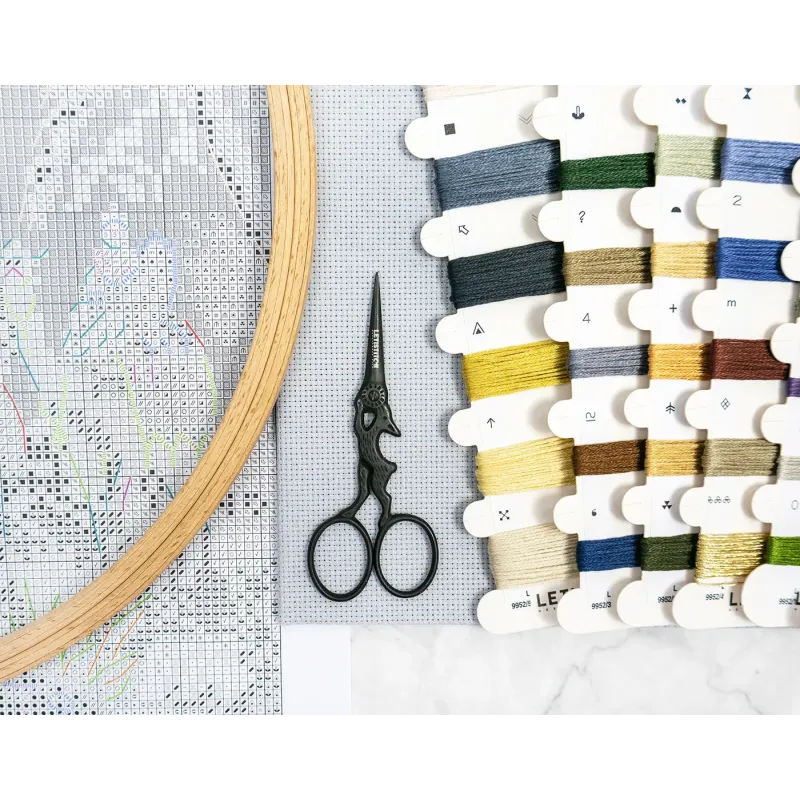 Kreuzstich-Set "Baby Jesus" 23x32 cm SLETIL9952