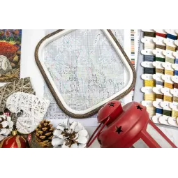 Kreuzstich-Set "Baby Jesus" 23x32 cm SLETIL9952