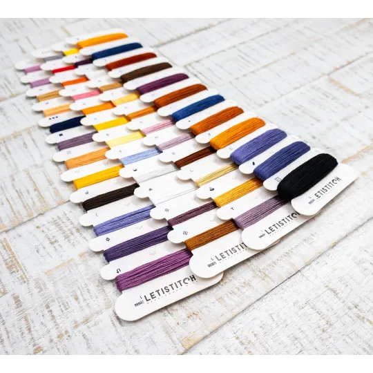 Kit de point de croix "Pumpkin Lane" 21 x 21 cm SLETIL9950