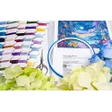Набор для вышивки крестом "Blue Mirage" 32x22см SLETIL9951