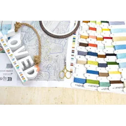 Kreuzstich-Set "Seelandschaft" 26x26 cm SLETIL9927