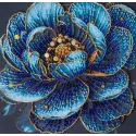 Vidutinio dydžio karoliukų siuvinėjimo rinkinys "Royal Bloom" 20x20 cm AAMB-124