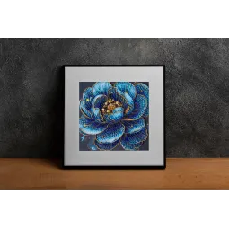 Vidutinio dydžio karoliukų siuvinėjimo rinkinys "Royal Bloom" 20x20 cm AAMB-124