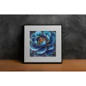 Vidutinio dydžio karoliukų siuvinėjimo rinkinys "Royal Bloom" 20x20 cm AAMB-124