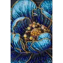 Kit de broderie de perles de taille moyenne "Royal Bloom" 20x20 cm AAMB-124