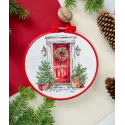 Cross-stitch kit "Festive welcome" 15x15 cm AAHM-089