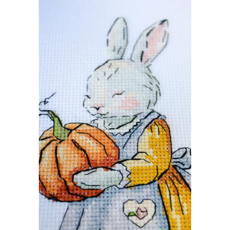 Kreuzstich-Set "Von Mama Hase, mit Liebe" 15x21 cm AAH-297